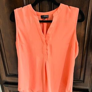 The Limited Coral Sleeveless Blouse | Size M | V-Neck Flowy Top